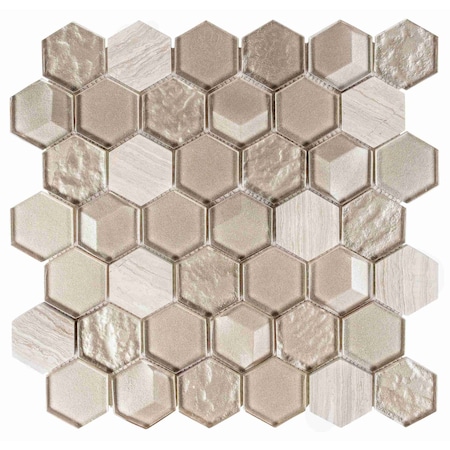 Andova Tiles ANDOVA TILES Xen 2" W x 2" L Mosaic Wall Tile ANDXEN604